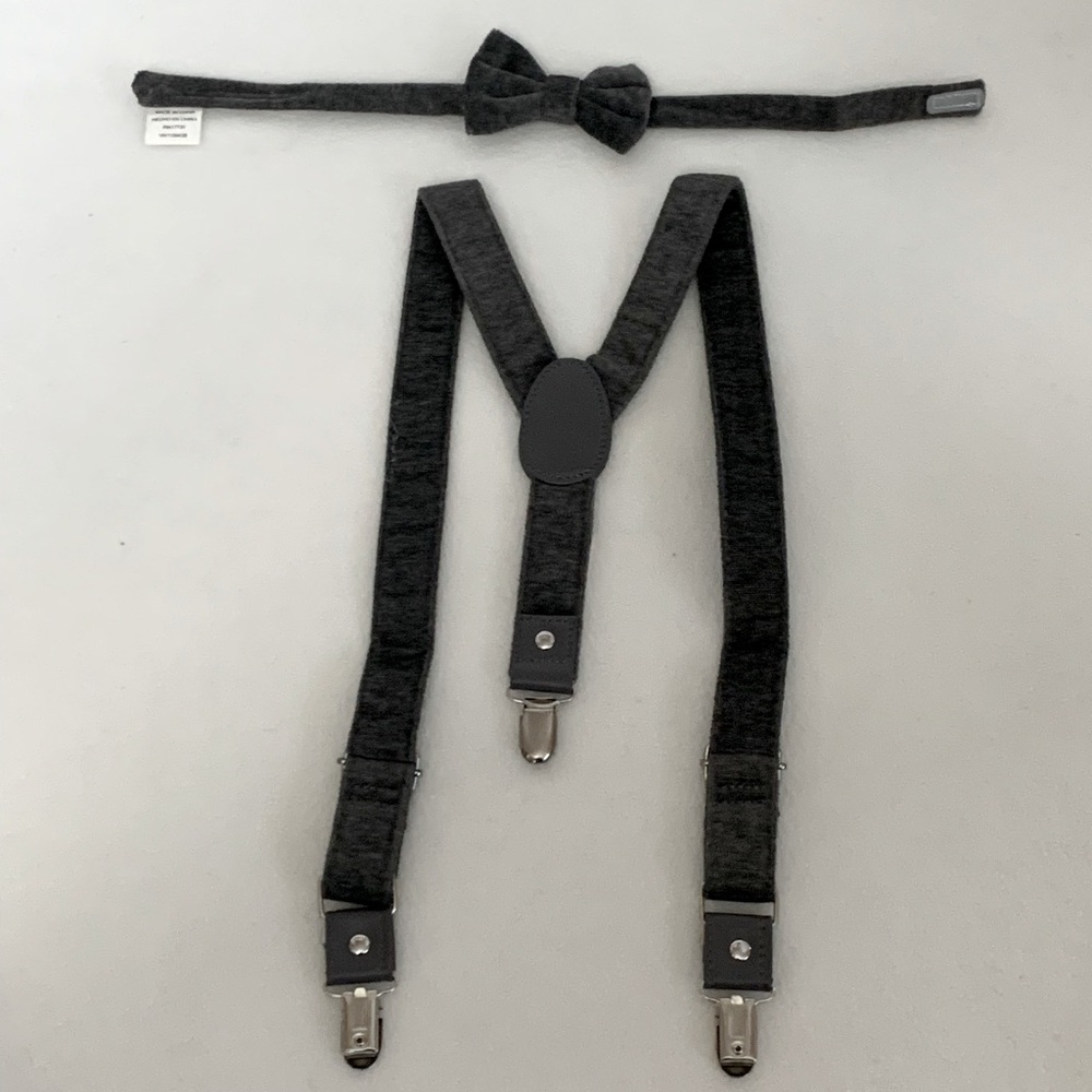 TODDLER BOW TIE & SUSPENDERS SET